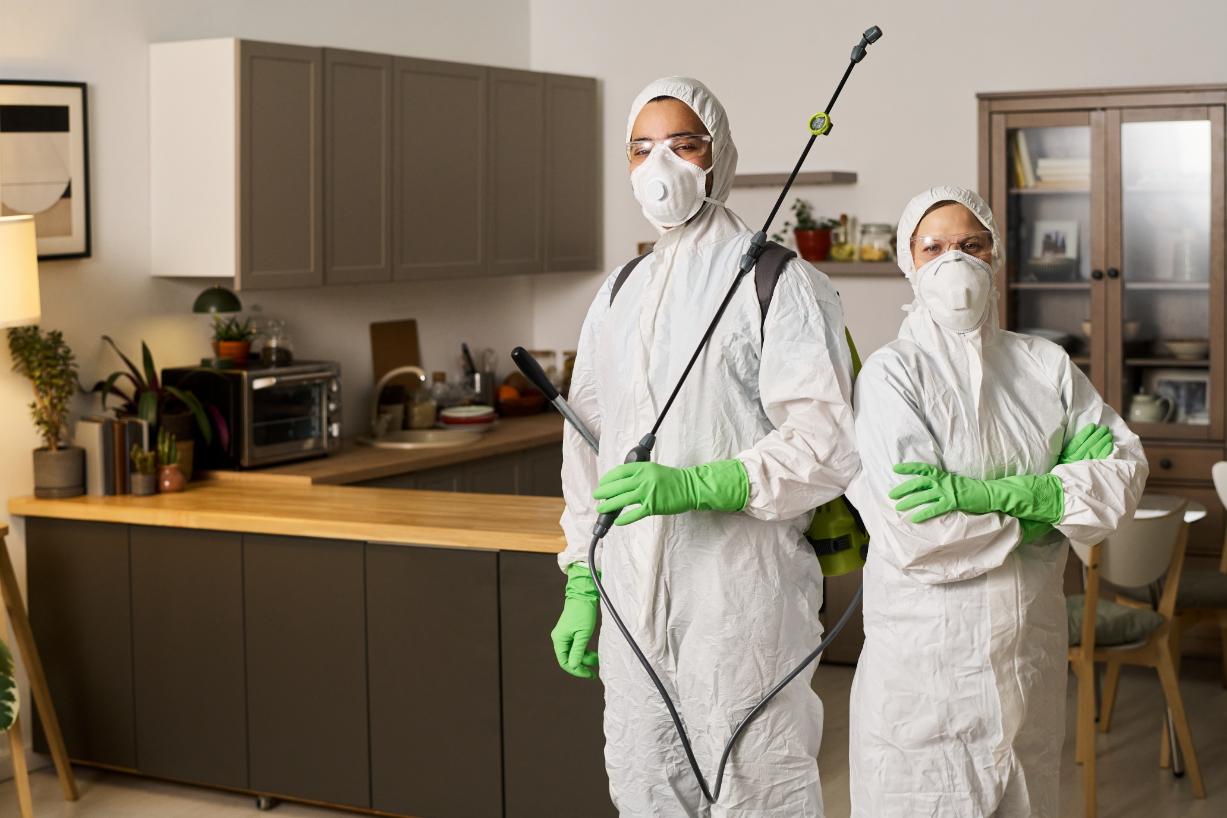 NexHive Pest Control team ready to treat a West Palm Beach home